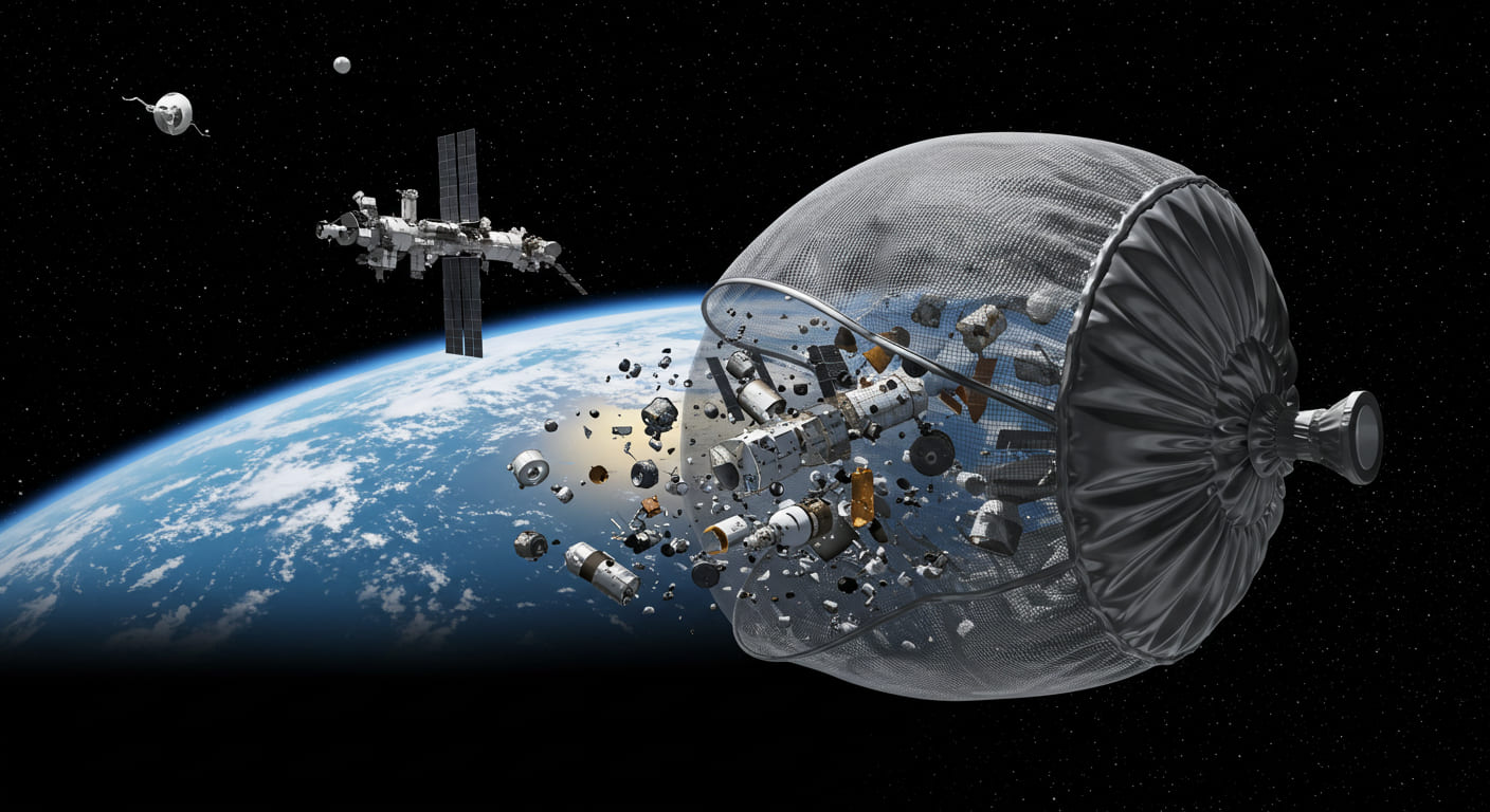 宇宙ごみを「袋詰め」で捕獲：TransAstra膨張式デブリ除去システム、9月14日ISS打上げ
