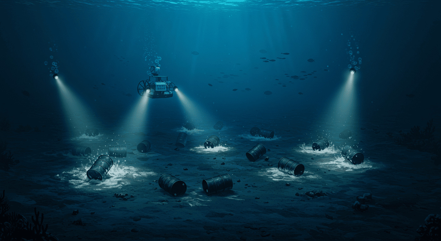 深海探査ロボットが暴く環境汚染　ロサンゼルス沖「ハロー・バレル」DDTではなく腐食性廃棄物