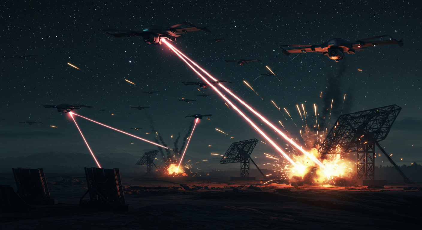 米軍対ドローン防衛の危機:中国PLA群攻撃に備え、ペンタゴンがタスクフォース401新設