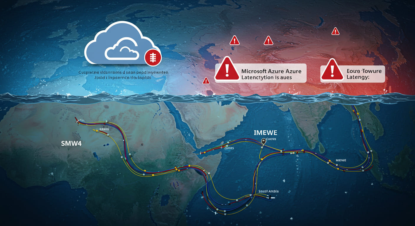 紅海ケーブル障害でAzureクラウド遅延、フーシ派作戦が原因か｜修復に数か月の見通し