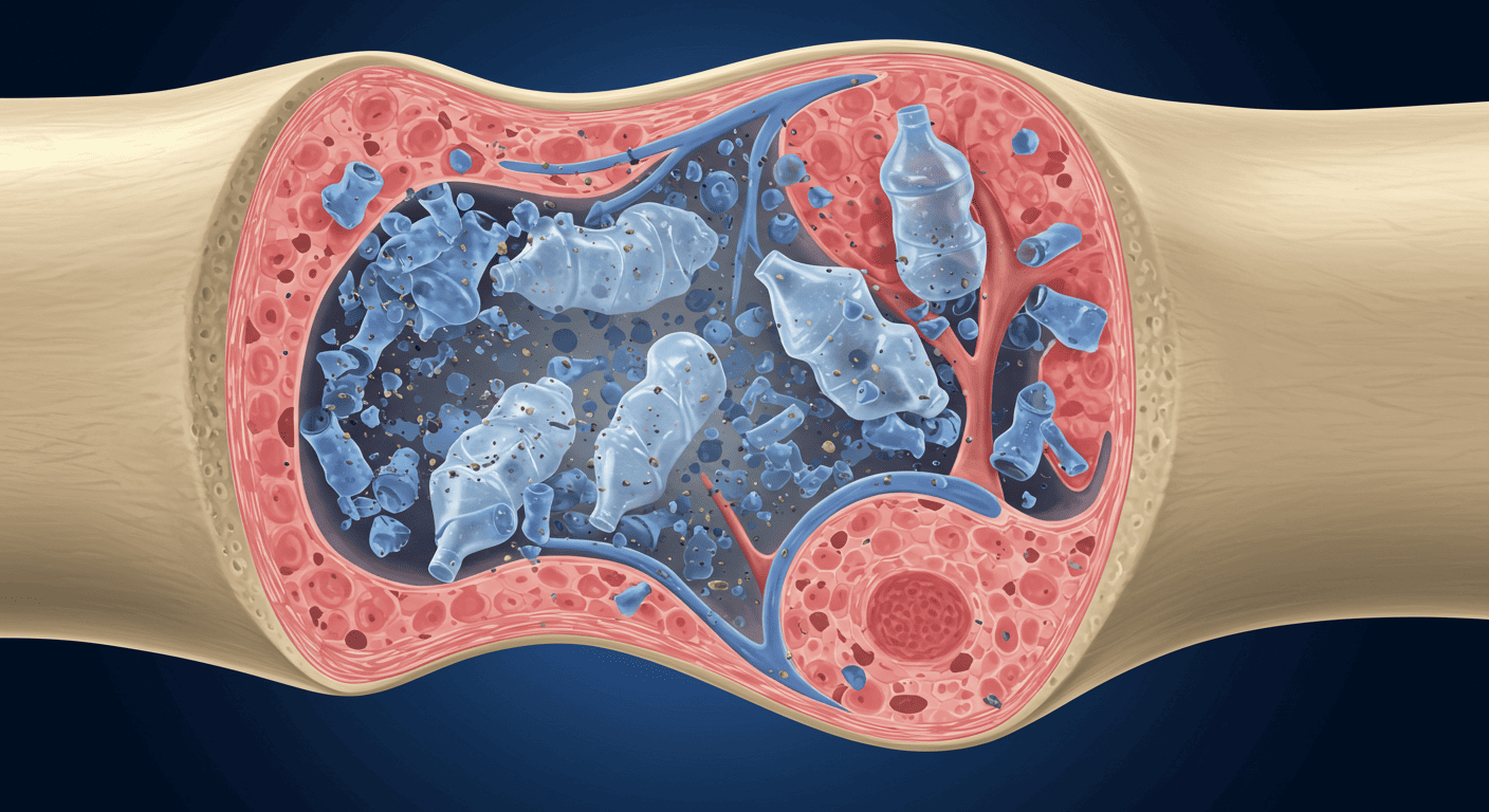 骨の奥深くまで浸透するマイクロプラスチック　骨粗鬆症との関連性を示唆する最新研究