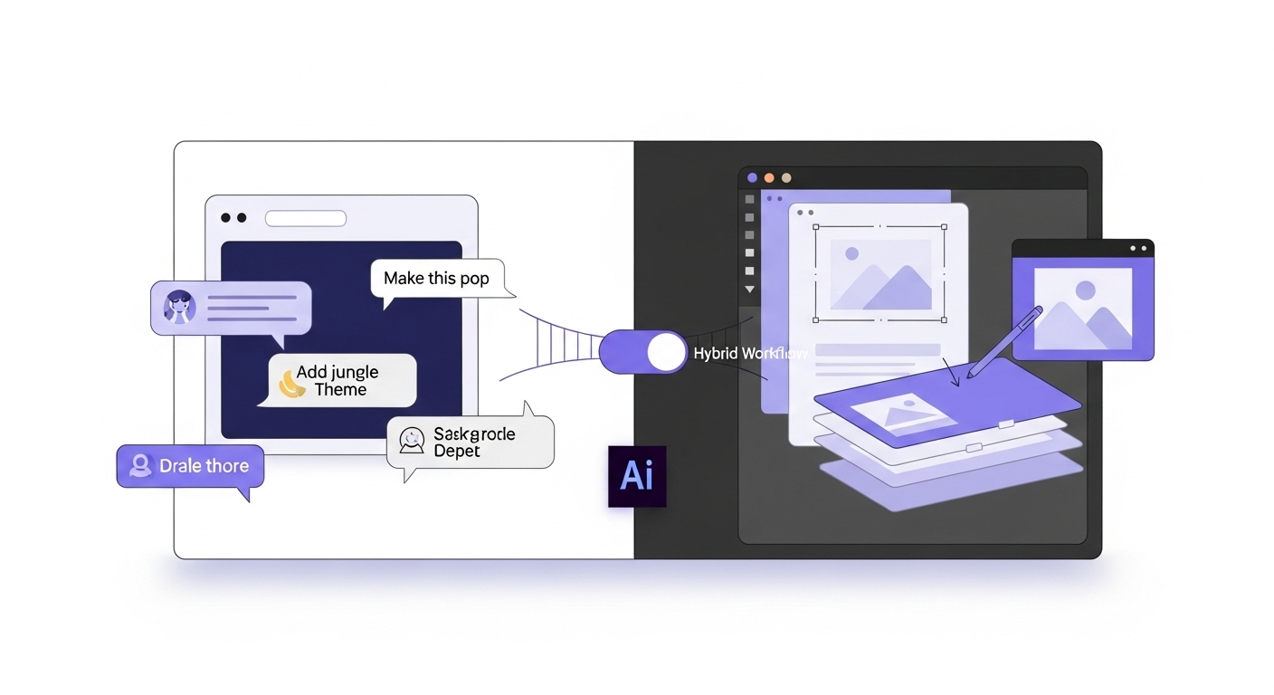 Adobe Express AIアシスタント登場、曖昧な指示でもデザイン編集が可能に