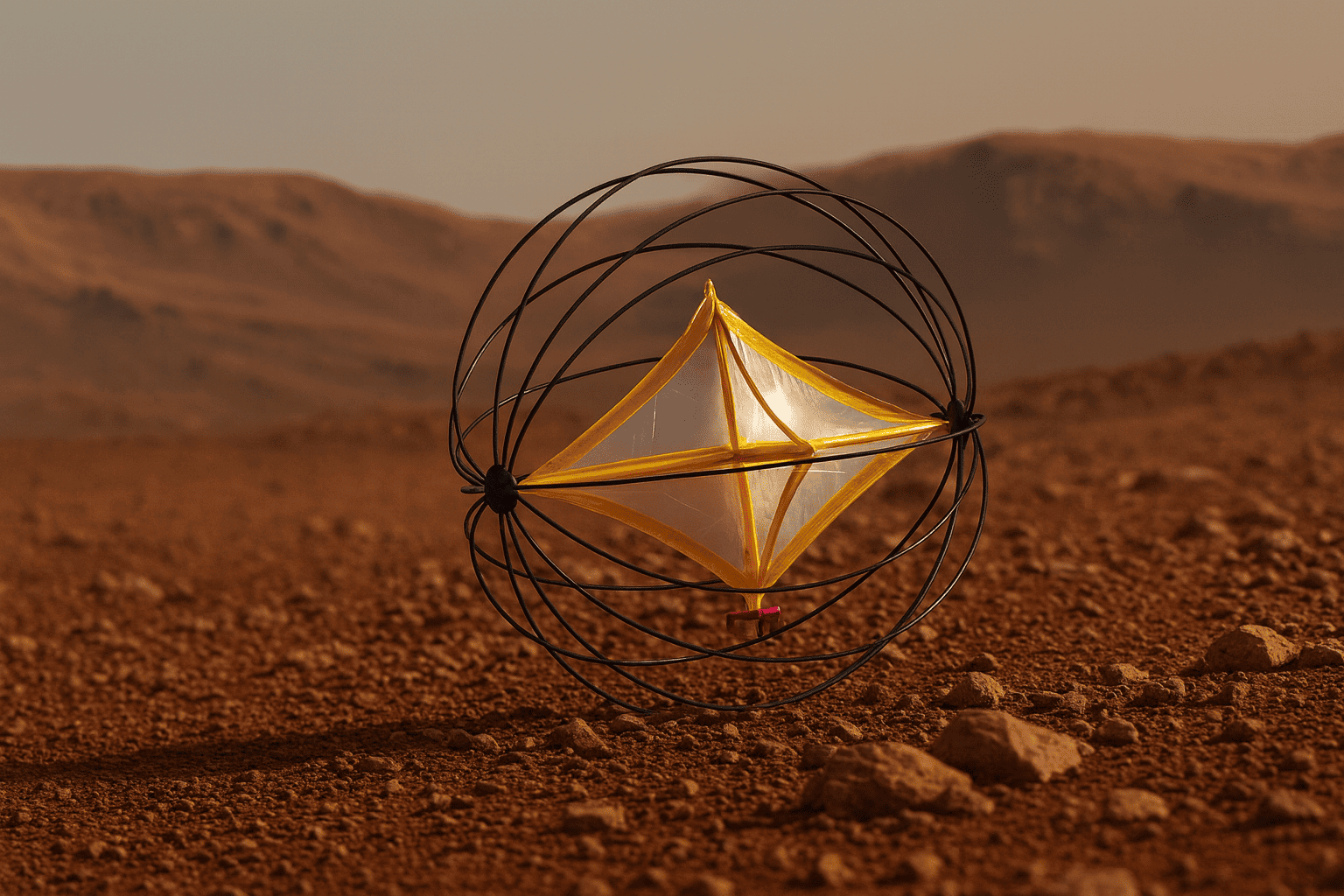 風力駆動の火星ローバー「タンブルウィード」、2025年に実証試験成功―100日で422km移動可能に