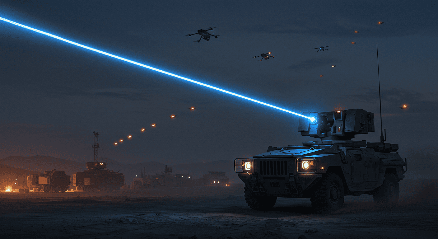 EOS社「Apollo」レーザー兵器が実用段階に──無制限射撃でドローンスウォーム戦術に対抗
