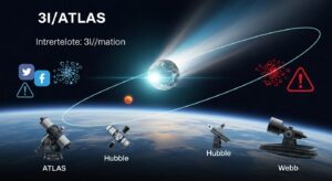 NASA、3I/ATLAS星間彗星で『惑星防衛プロトコル』発動の誤情報を否定 | ソーシャルメディア拡散の真相