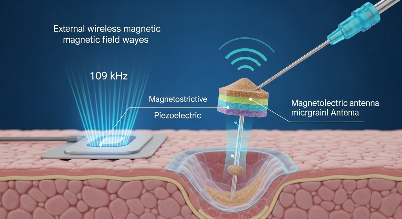 MIT、砂粒サイズの注射可能アンテナを開発。深部医療インプラントへのワイヤレス給電を実現