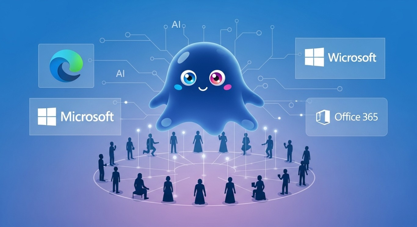 Microsoft、Copilot秋期アップデートで新キャラ「Mico」とGroups機能を実装 ― 最大32名が同時協働