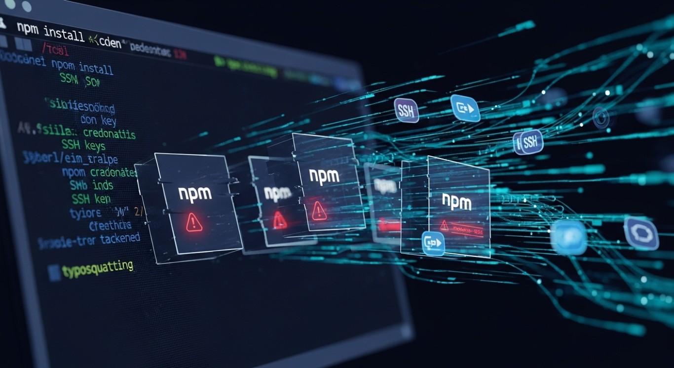  npmで10個の悪意あるパッケージが発見、9,900ダウンロードを記録しシステムキーリングから認証情報を窃取
