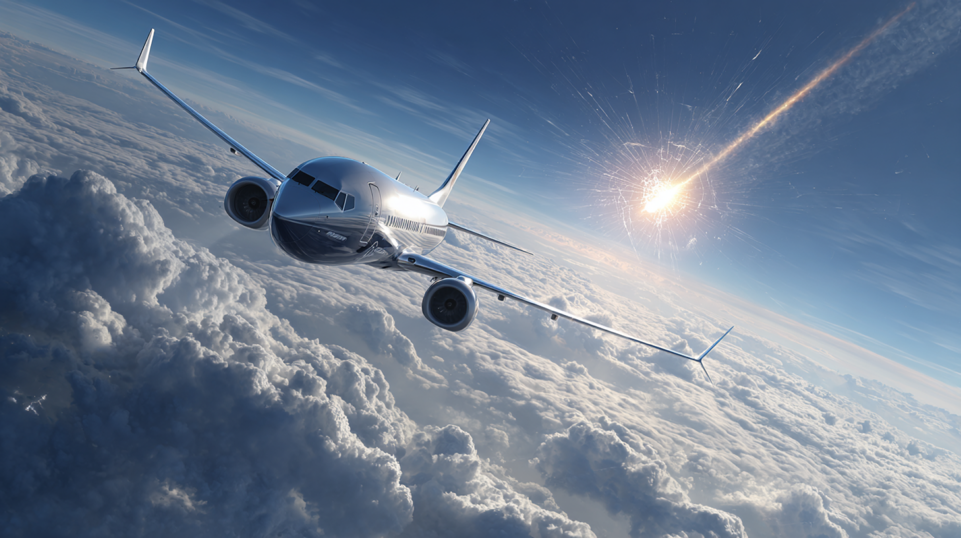 ユナイテッド航空機に「宇宙ゴミ」衝突か―高度36,000フィートで謎の物体がフロントガラス損傷、NTSBが調査