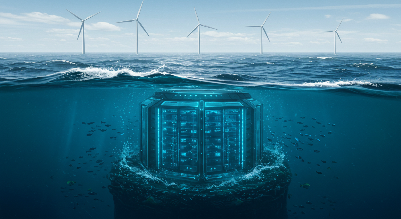 中国Highlanderが上海沖に水中データセンター展開へ、冷却エネルギー90%削減を実現