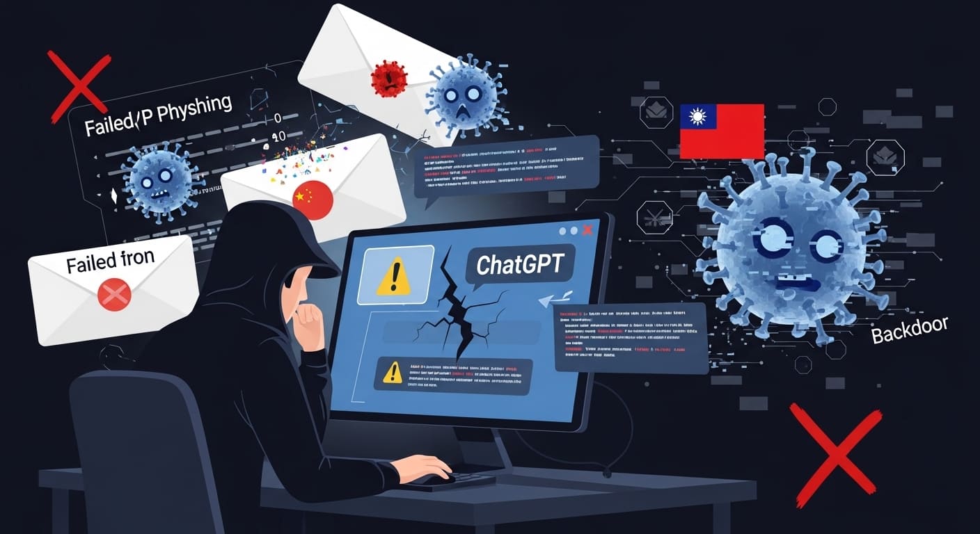 中国ハッカー集団DropPitch、ChatGPT活用の台湾攻撃が失敗に終わる