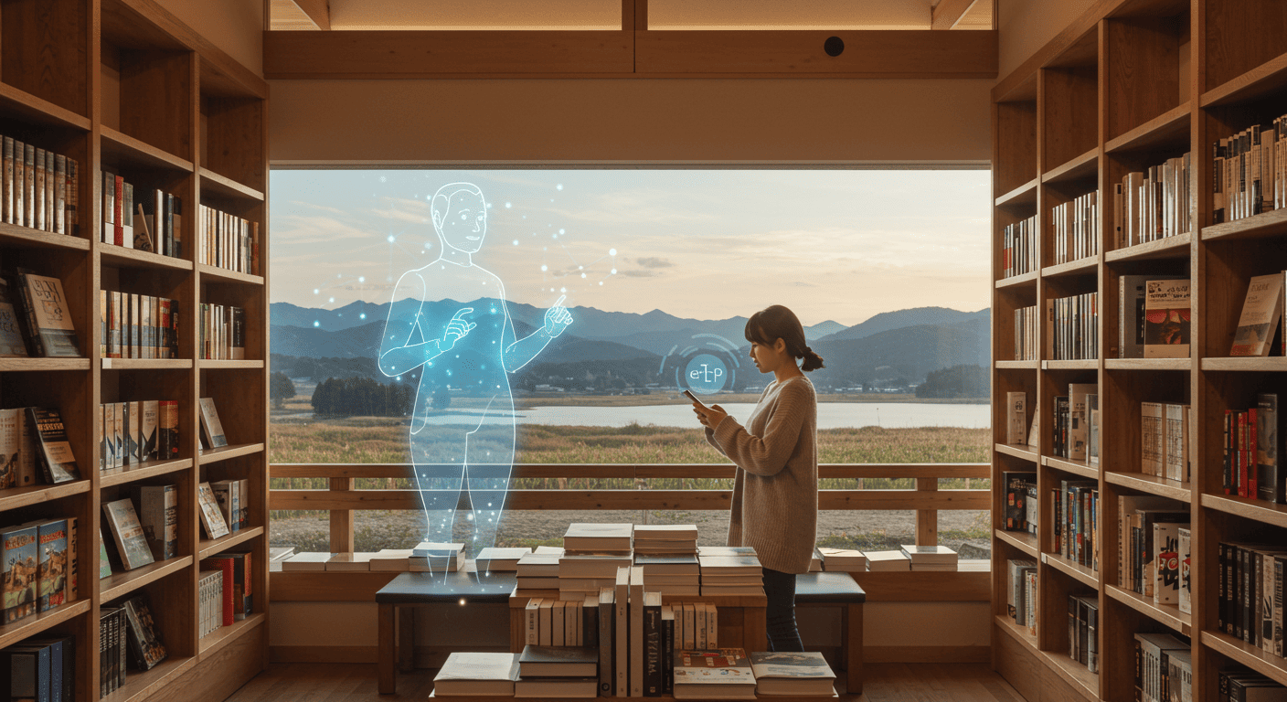 地方書店のAI戦略、今井書店が「サポリィ」導入─書店ゼロ地域3割時代に示す生き残りの道