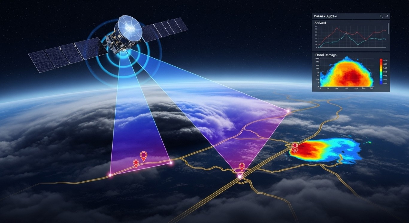 夜間・悪天候も「見える」衛星レーダ、JAXAと国交省の「宇宙防災」協定が道路復旧を加速