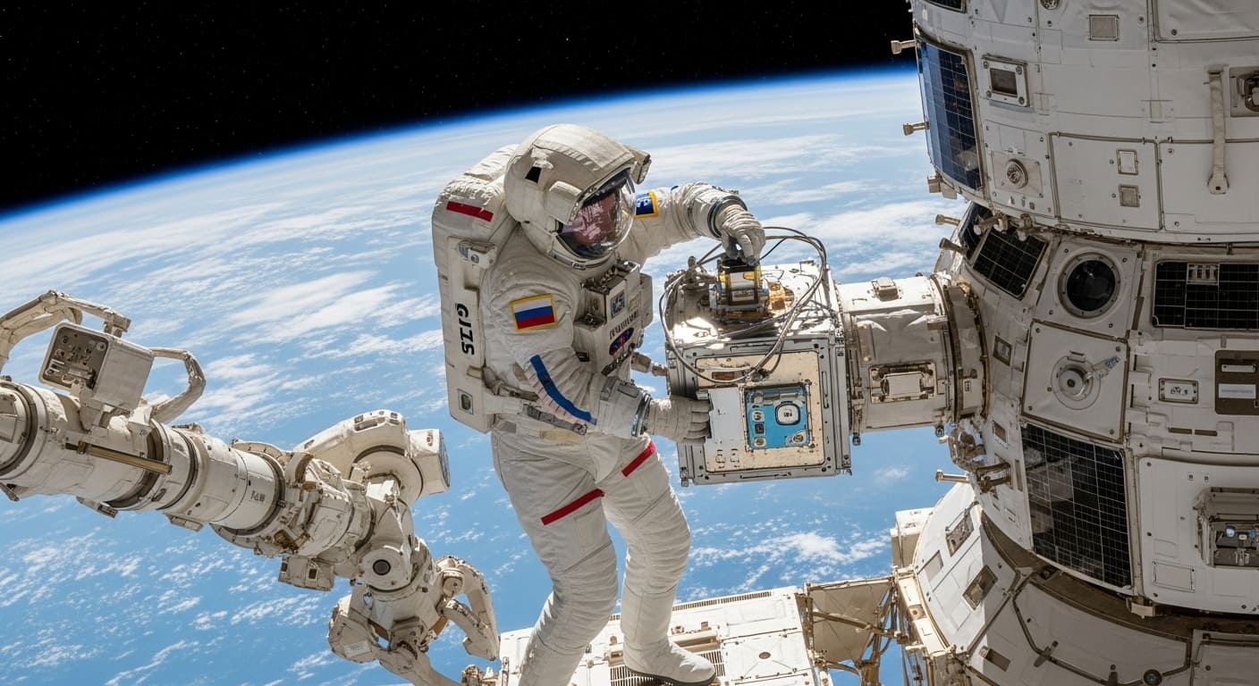 宇宙が製造拠点に：ISS半導体実験Ekran-M始動、超薄型材料生成の可能性探る