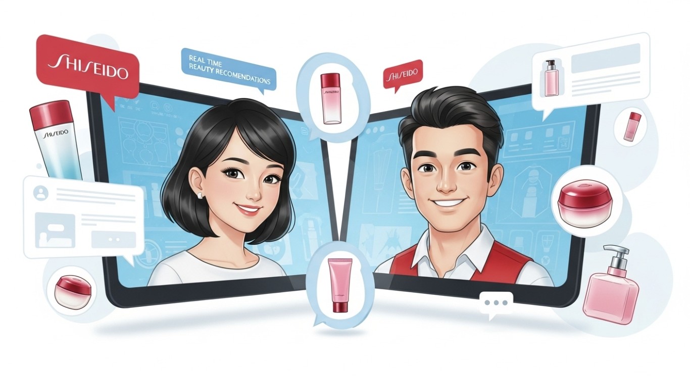 資生堂オンラインストアがアバター接客導入｜心理的障壁を解消する新しい美容体験