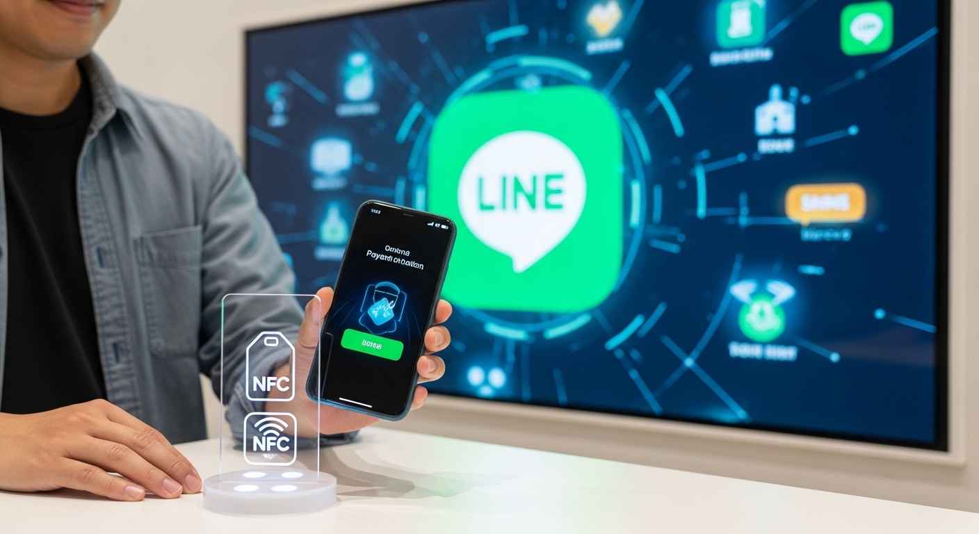 LINEタッチ｜LINEヤフーのNFCタグ新機能でスマホ操作が進化