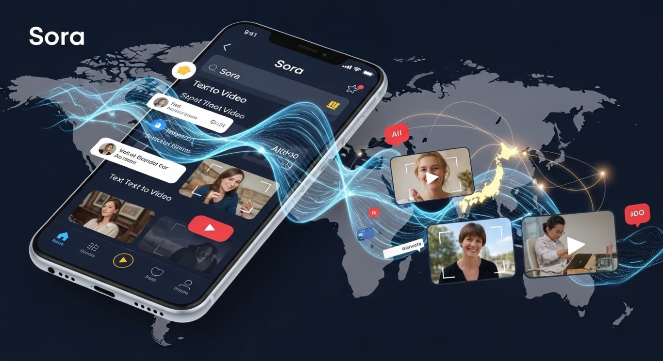 OpenAI Sora、Android版リリース｜テキストから動画制作、創造の民主化と課題