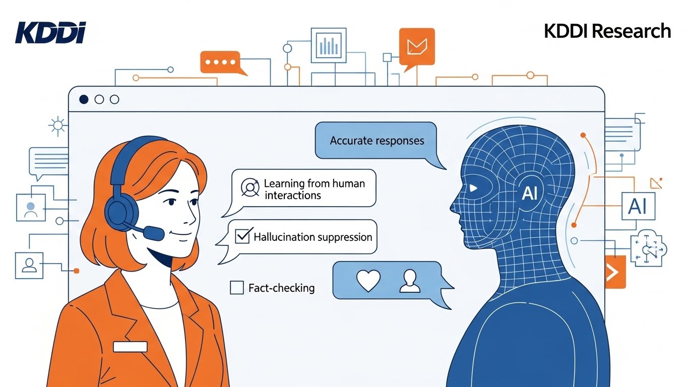 auチャットサポートにKDDIのAIエージェント導入、人間の応対学習で応対時間7割削減を目指す