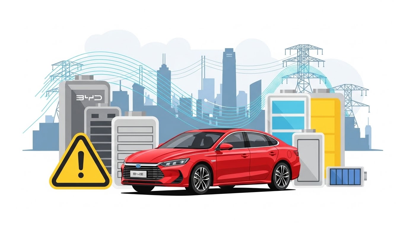 BYD Qin PLUS DM-iが8.9万台リコール 中国PHEVのバッテリー安全性について