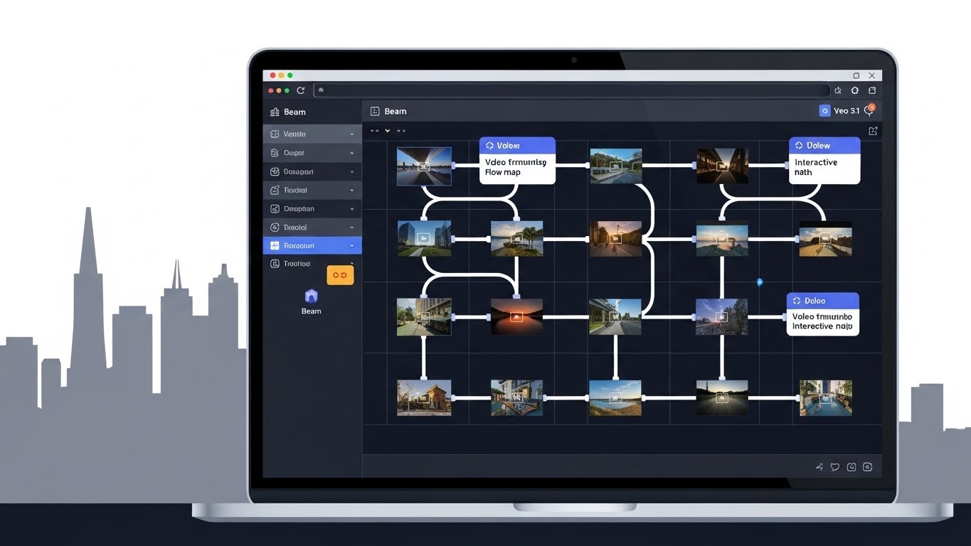 Beam、Veo 3.1搭載「playable video」始動 動画をノーコードでインタラクティブ化