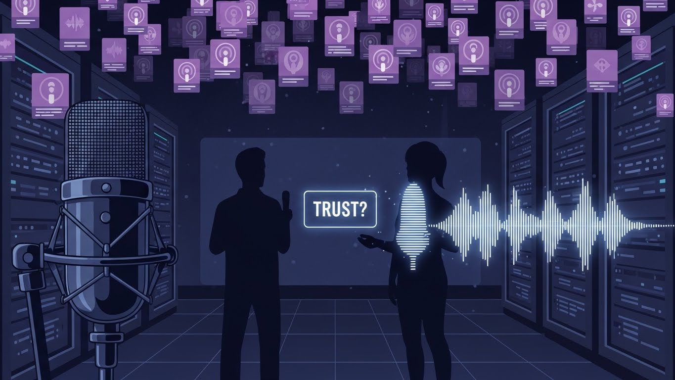 ElevenLabs・Hume AIで進む音声クローン、Podcastは“信頼”をどう守るのか