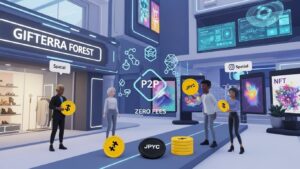 GIFTERRAの森：JPYCステーブルコインとSpatialで構築するメタバース経済圏プロジェクト
