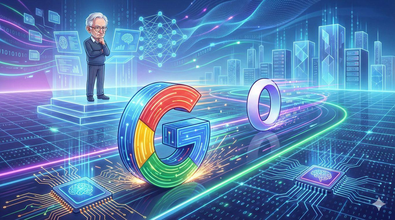 GoogleがOpenAIを追い抜く——AI界の権威ヒントン氏が予測、Gemini 3とTPUチップが鍵に