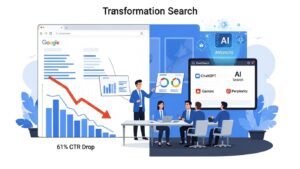 GoogleのAI検索が変える2025年のSEO――ChatGPT・Perplexityとの競合で失われるトラフィック