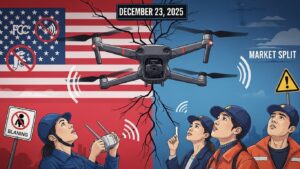 DJI米国禁止措置が12月23日に発動か──安全保障監査なく自動規制、ドローン産業に激震