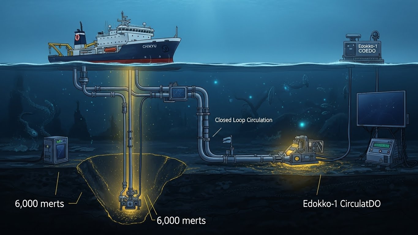 JAMSTEC、南鳥島で世界初の深海6,000m級レアアース採鉱試験へ──2026年1月から接続試験を実施