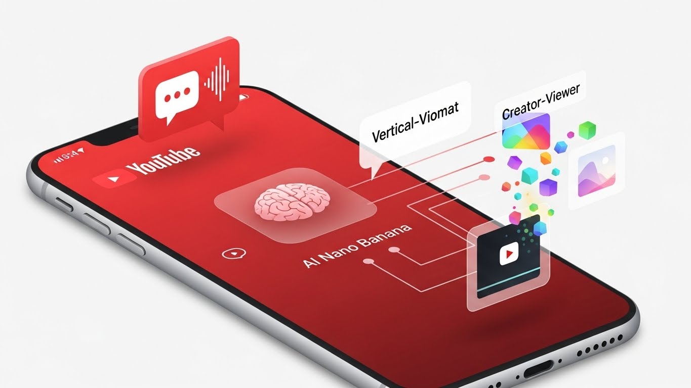 YouTube、音声返信とAI生成ツール「Nano Banana」を拡大展開｜2025年最終アップデートの全貌