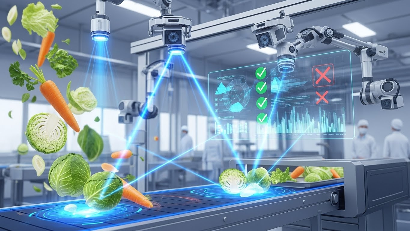 マルハニチロ×ロビット、AI検査装置「TESRAY」導入。カット野菜検品を自動化へ