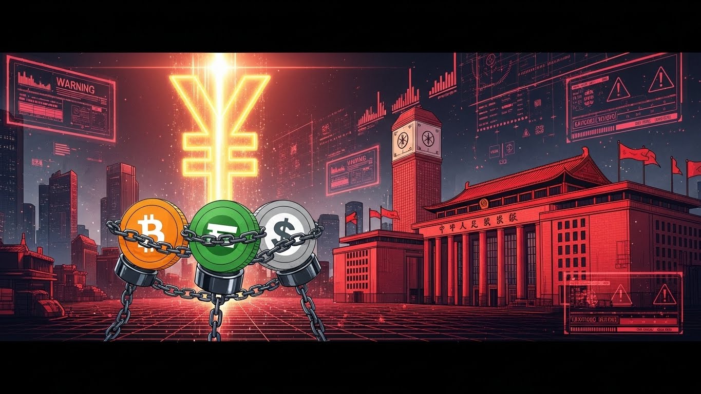 国人民銀行が仮想通貨取引を厳格取締へ　ステーブルコインとビットコインマイニングに広がる余波