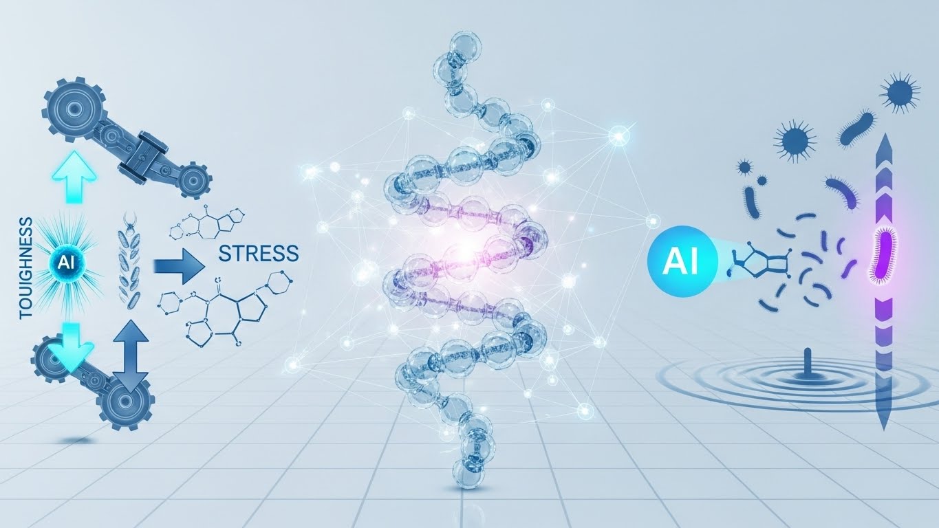 理研、生分解性プラスチックの「強度と分解性」トレードオフ解明──万能AIとNMR技術で材料設計を革新