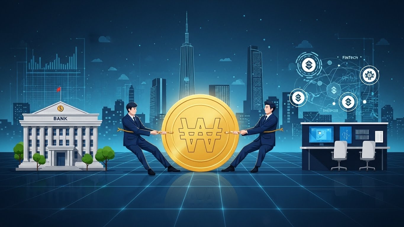 韓国デジタル資産基本法が2026年に延期、ステーブルコイン発行主体を巡り規制当局が対立