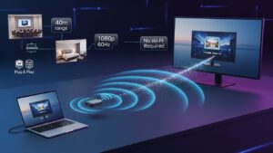 Belkin、CES 2026でWi-Fi不要のワイヤレスHDMIアダプター「ConnectAir」発表─40m先に1080p投影可能