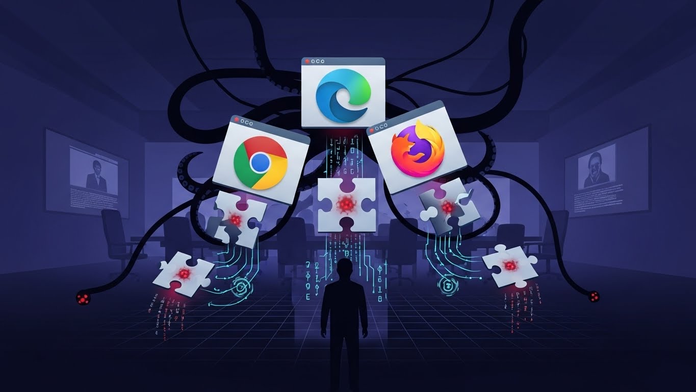 Chrome・Edge・Firefox狙うDarkSpectre─悪意ある拡張機能が会議情報を収集