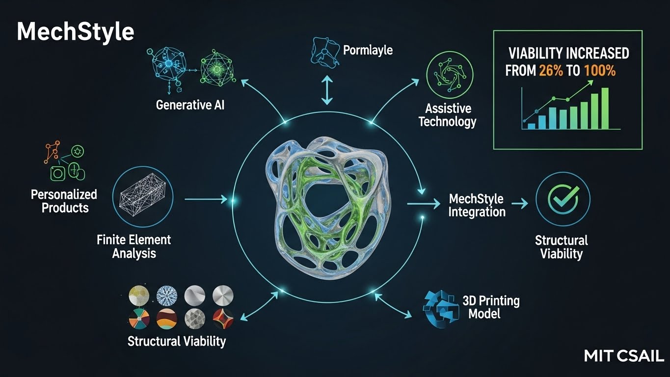 MITが開発した「MechStyle」、生成AIで構造的に壊れない3Dプリント製品を実現