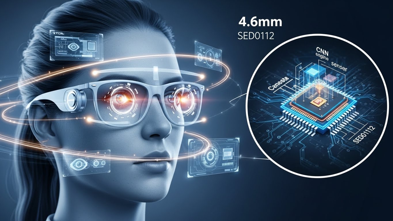 TDK AIsight設立、視線から意図を読み取るAIグラス向けチップ「SED0112」をCES 2026で発表