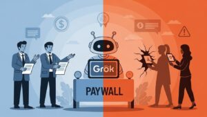 XのGrok AI、性的画像問題で有料化するも無料アクセス可能な矛盾
