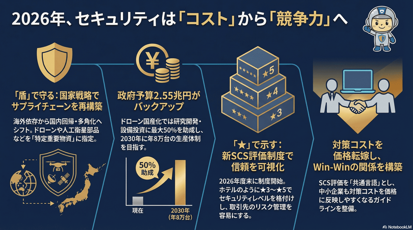 アーリーアダプターの生存戦略|サプライチェーン強靱化とSCS評価制度を追い風に変える方法