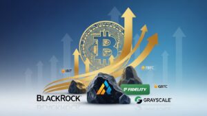 ブラックロックIBIT、10.35億ドル流入で圧倒｜ビットコインETF市場に明暗