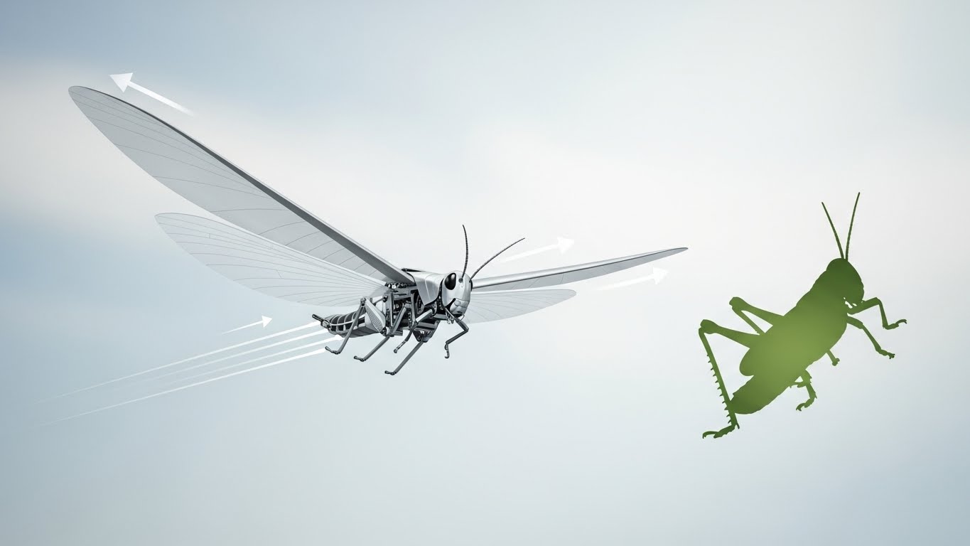 プリンストン大学、バッタ型ロボット開発——滑空モードで救助活動の可能性を拡大