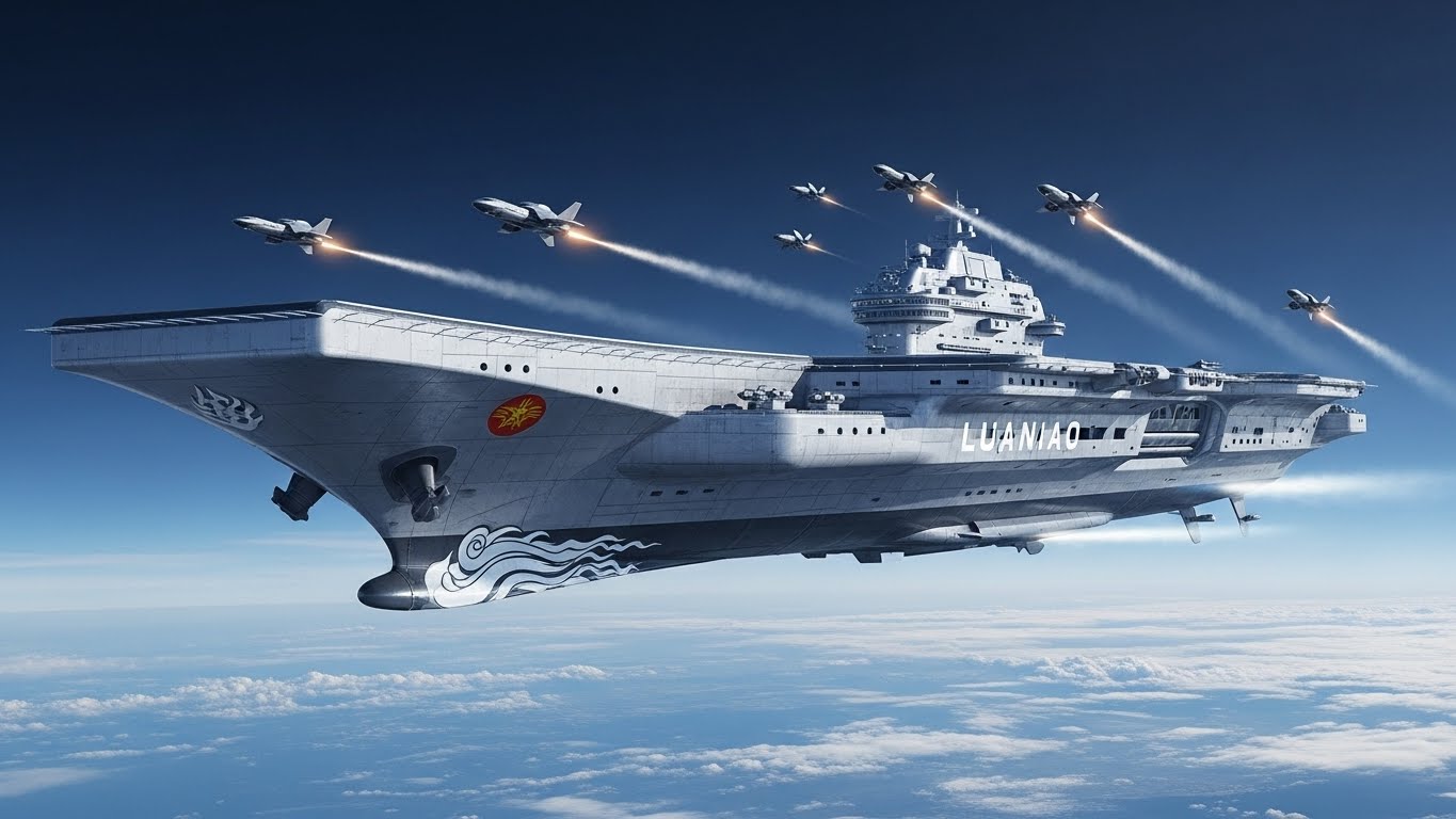 中国「南天門計画」、12万トン級空飛ぶ空母「鸞鳥」の開発が本格化―無人戦闘機88機搭載の宇宙戦略